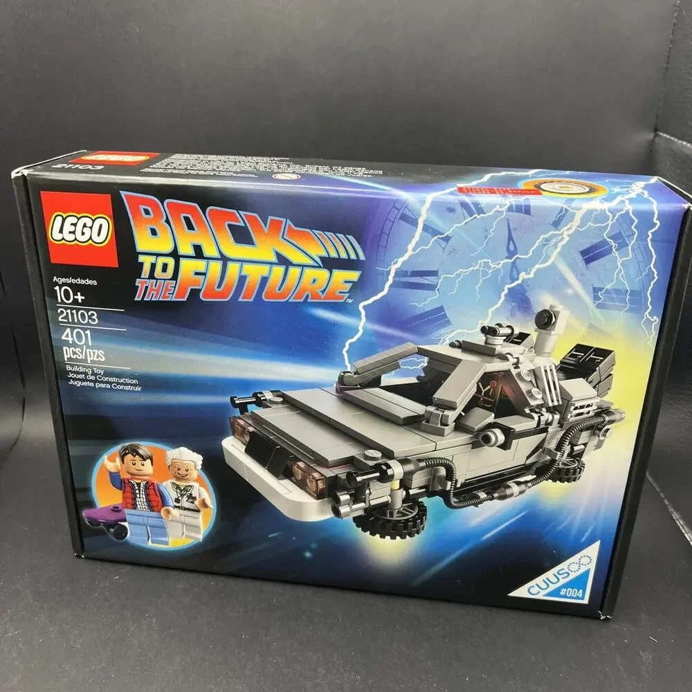 LEGO 21103 Back to the Future DeLorean Time Machine CUUS#004 RETIRED Marty McFly